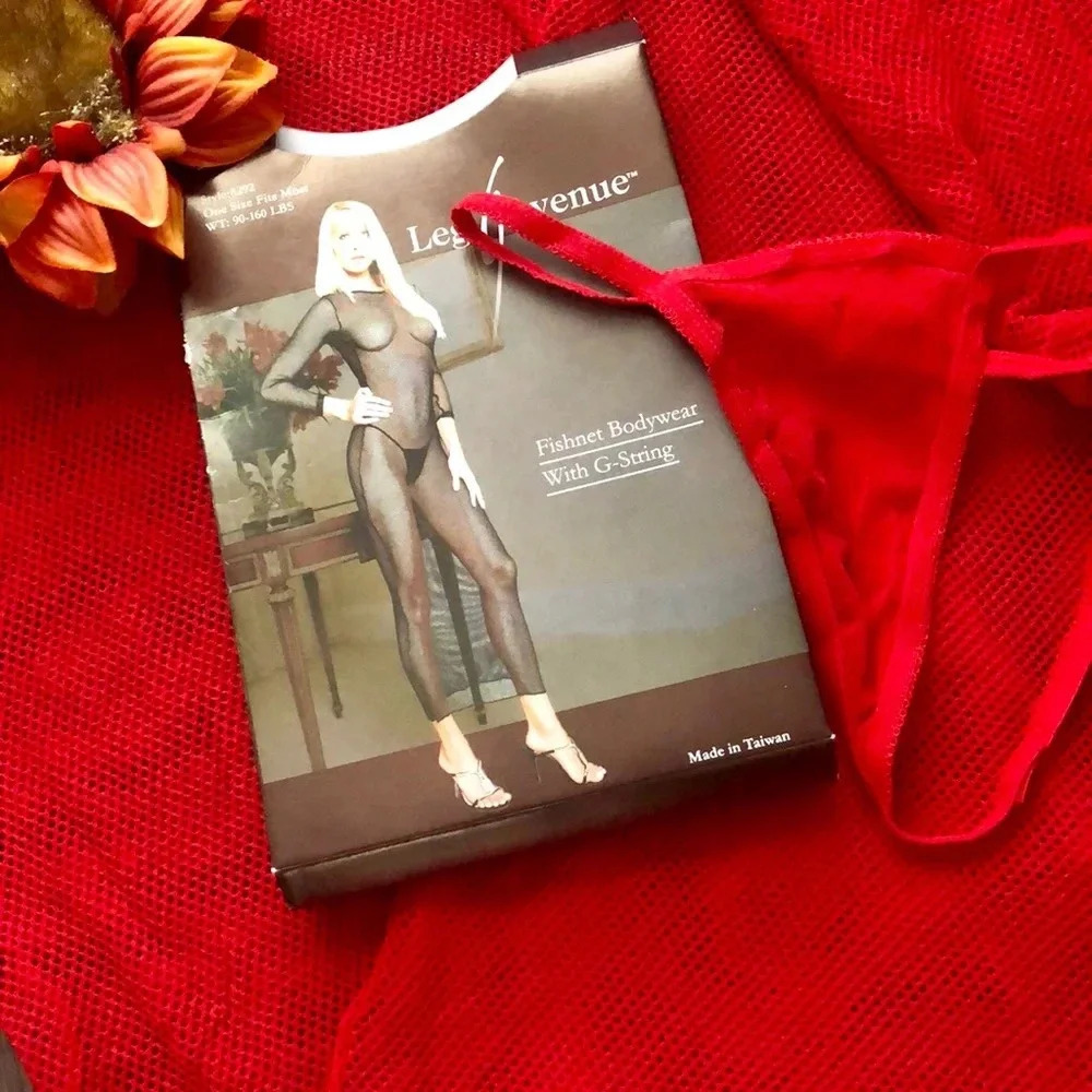 🦋B2G1🦋Fishnet Body Stocking & G-String ONE SIZE - Picture 4 of 6